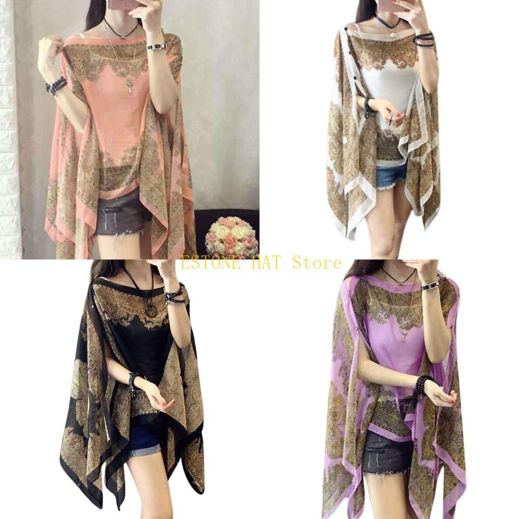 Pashmina Wrap Large - 49MF Kadın Eşarplar Büyük Şal Yaz