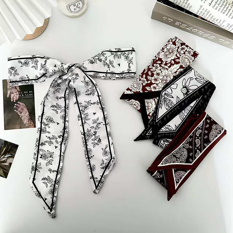 Silk Neck Scarf - Lüks Moda Kadın İnce İpek Eşarp