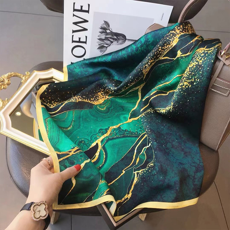 Silk Neck Scarf - 70x70 cm Kadın Eşarp Ipek Duygu
