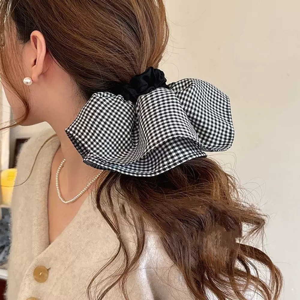 Ekstra Büyük Ekose Saç Bağları - Silk Tie Striped incelemesi ve fiyatı