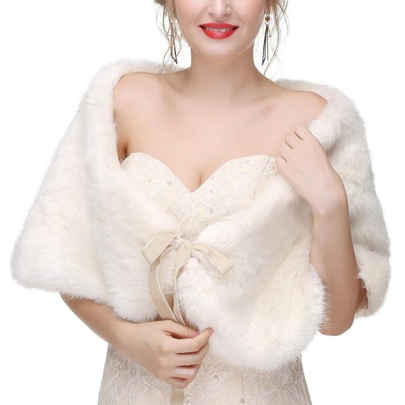 652F Sofistike Sahte Kürkler G - Stole Wedding Shawl incelemesi ve fiyatı