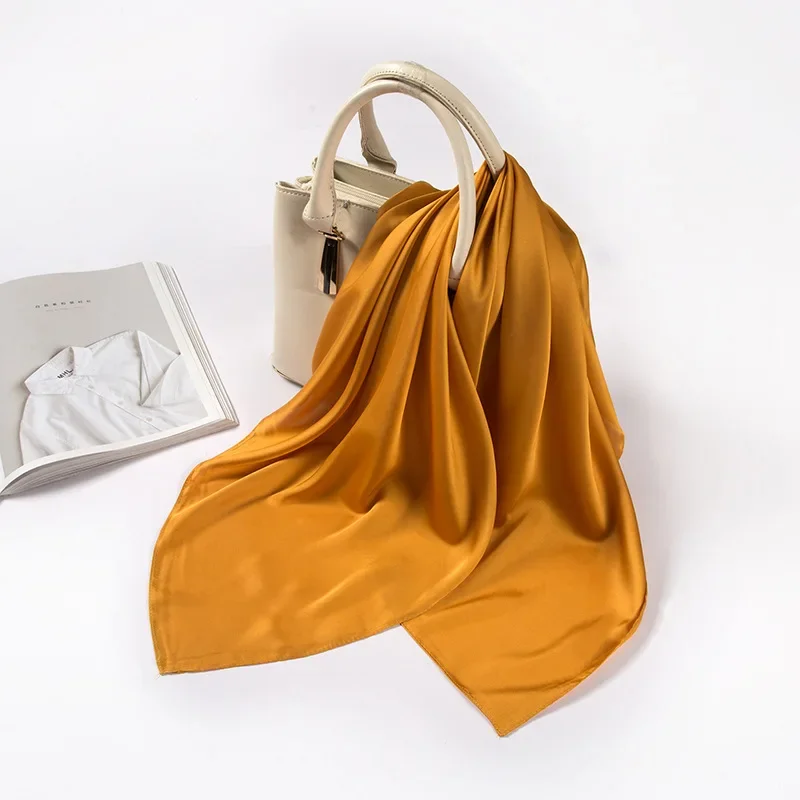 Saten Eşarp Kadın 70cm Düz Ren - Silk Neck Scarf incelemesi ve fiyatı