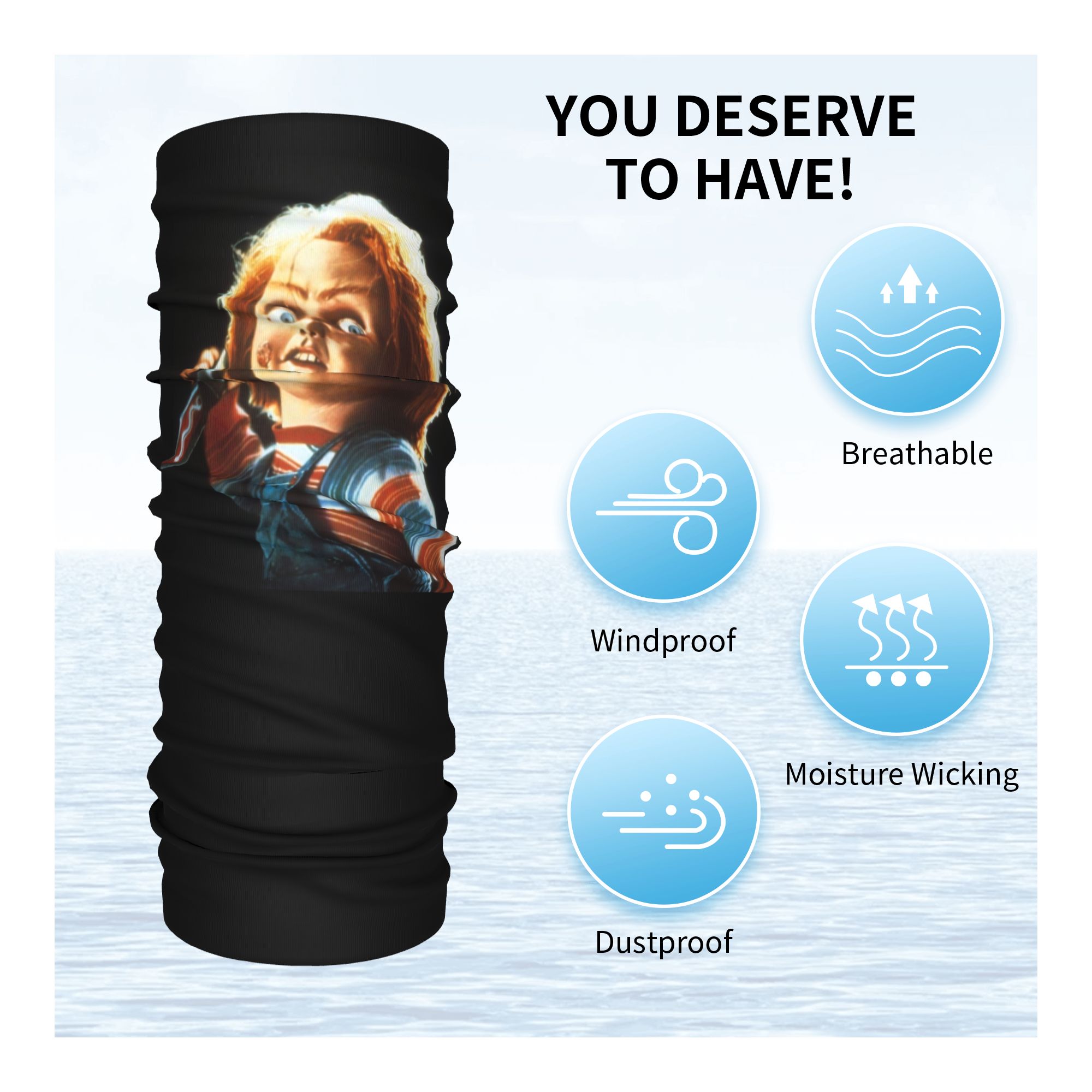 Özel Korku Şeytan Bebek Chucky - Neck Warmer Tube incelemesi ve fiyatı