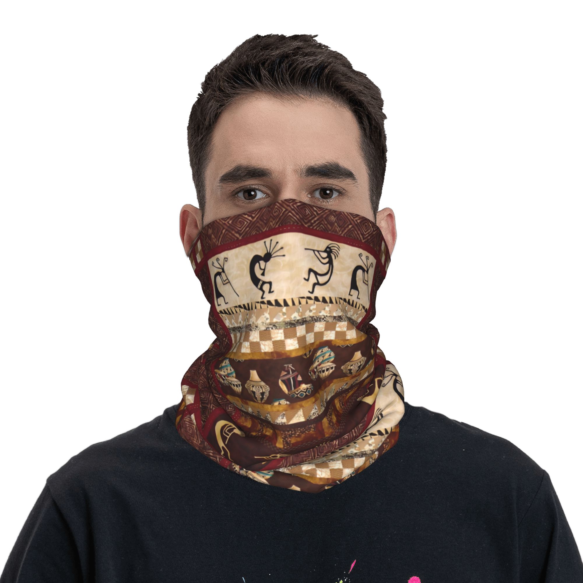 Custom Kokopelli Winter Headba - Neck Warmer Tube incelemesi ve fiyatı