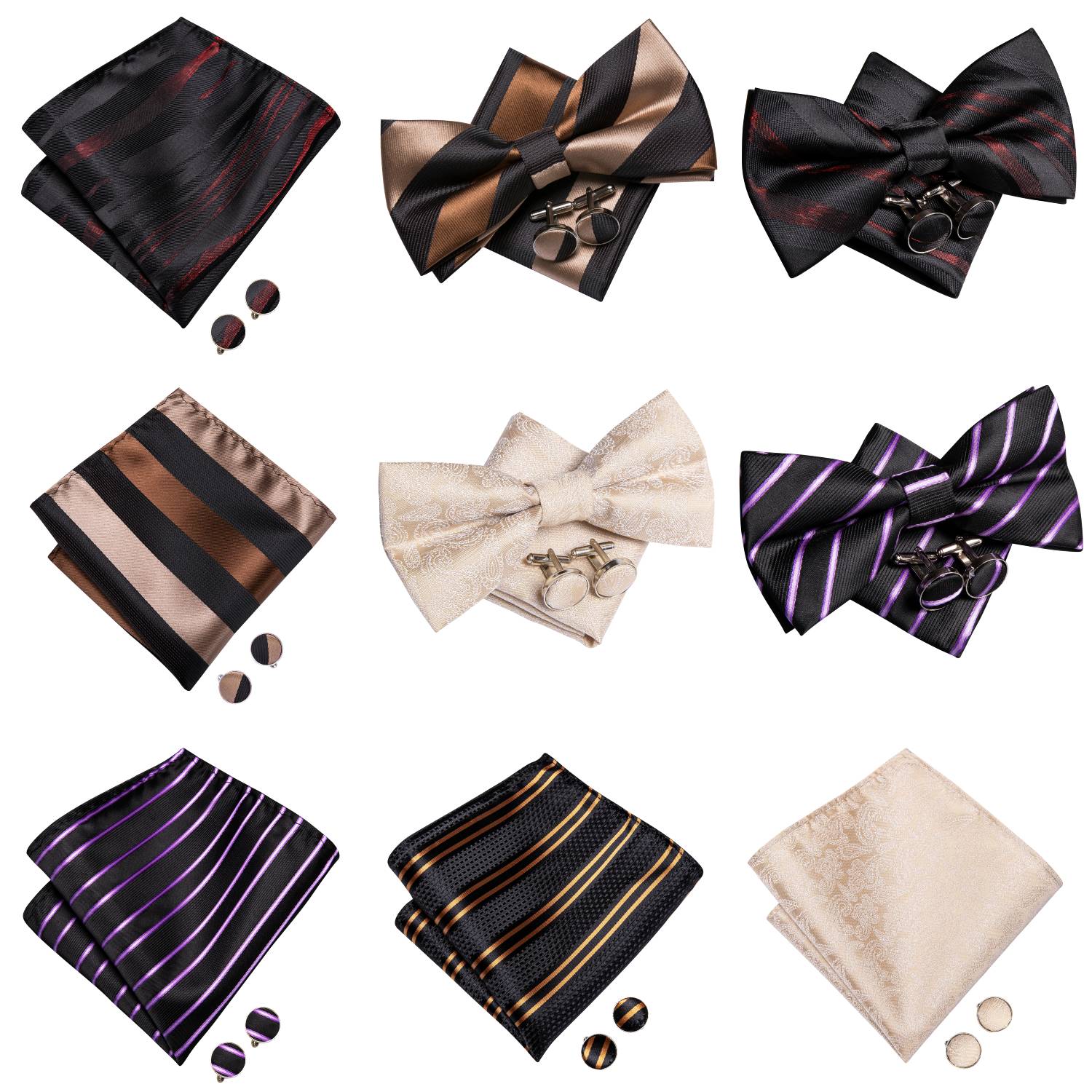 Erkekler için Papyon, Mendil,  - Bow Tie Pre Tied incelemesi ve fiyatı