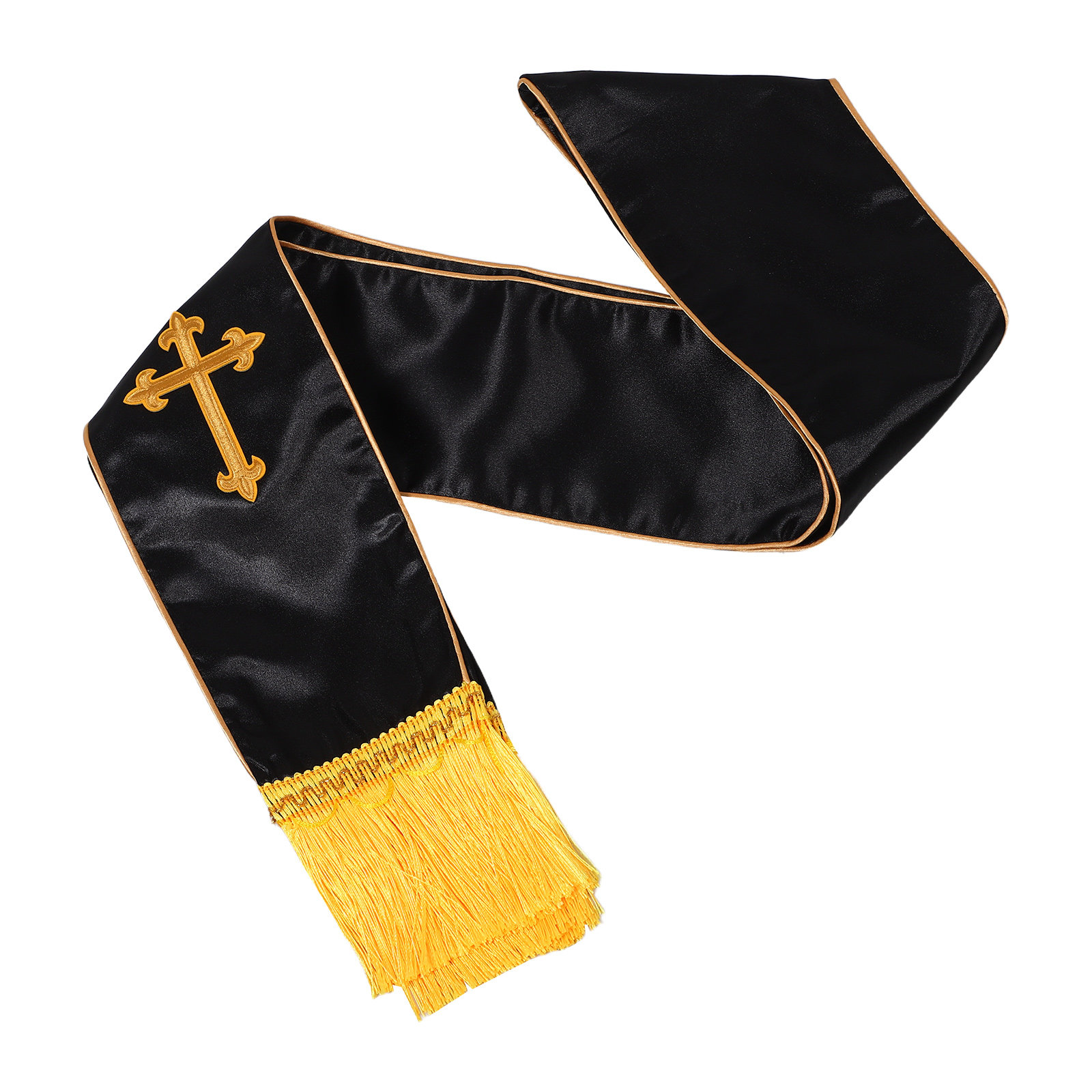 İşlemeli Düğün Töreni Şalı Siy - Stole Wedding Shawl incelemesi ve fiyatı
