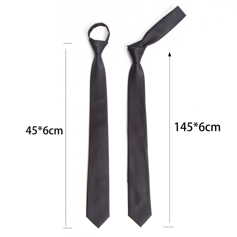Siyah Renkli Fermuarlı Kravat  - Skinny Tie Men incelemesi ve fiyatı