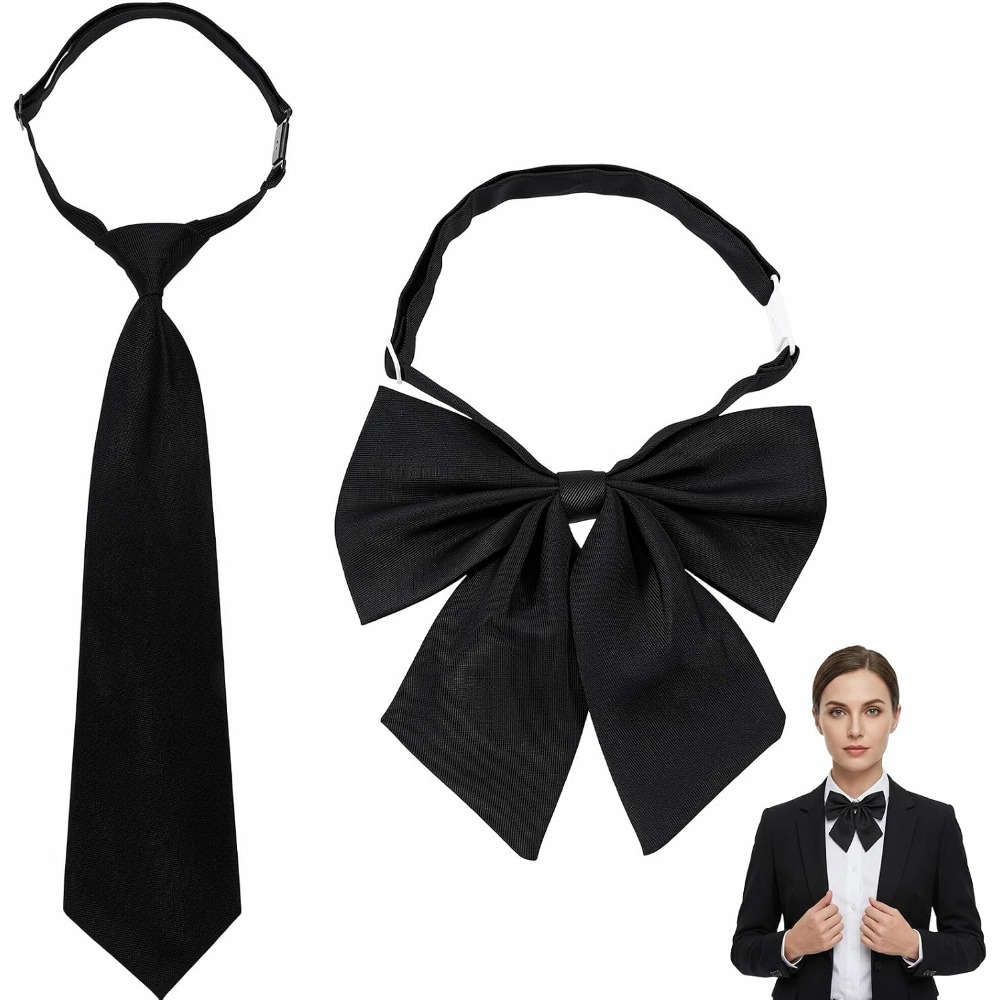 Kadınlar için Siyah Papyonlar, - Bow Tie Pre Tied incelemesi ve fiyatı