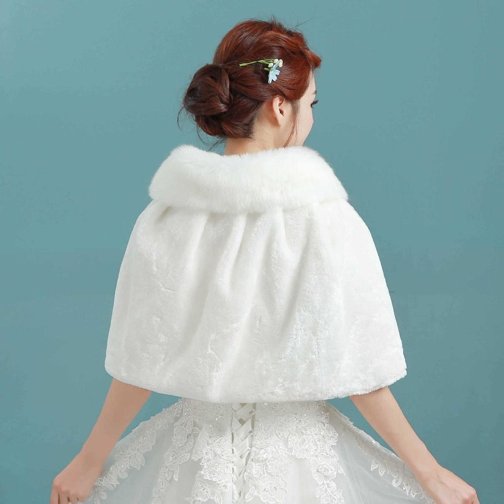 Beyaz Kadın Kışlık Kalın Peluş - Stole Wedding Shawl incelemesi ve fiyatı
