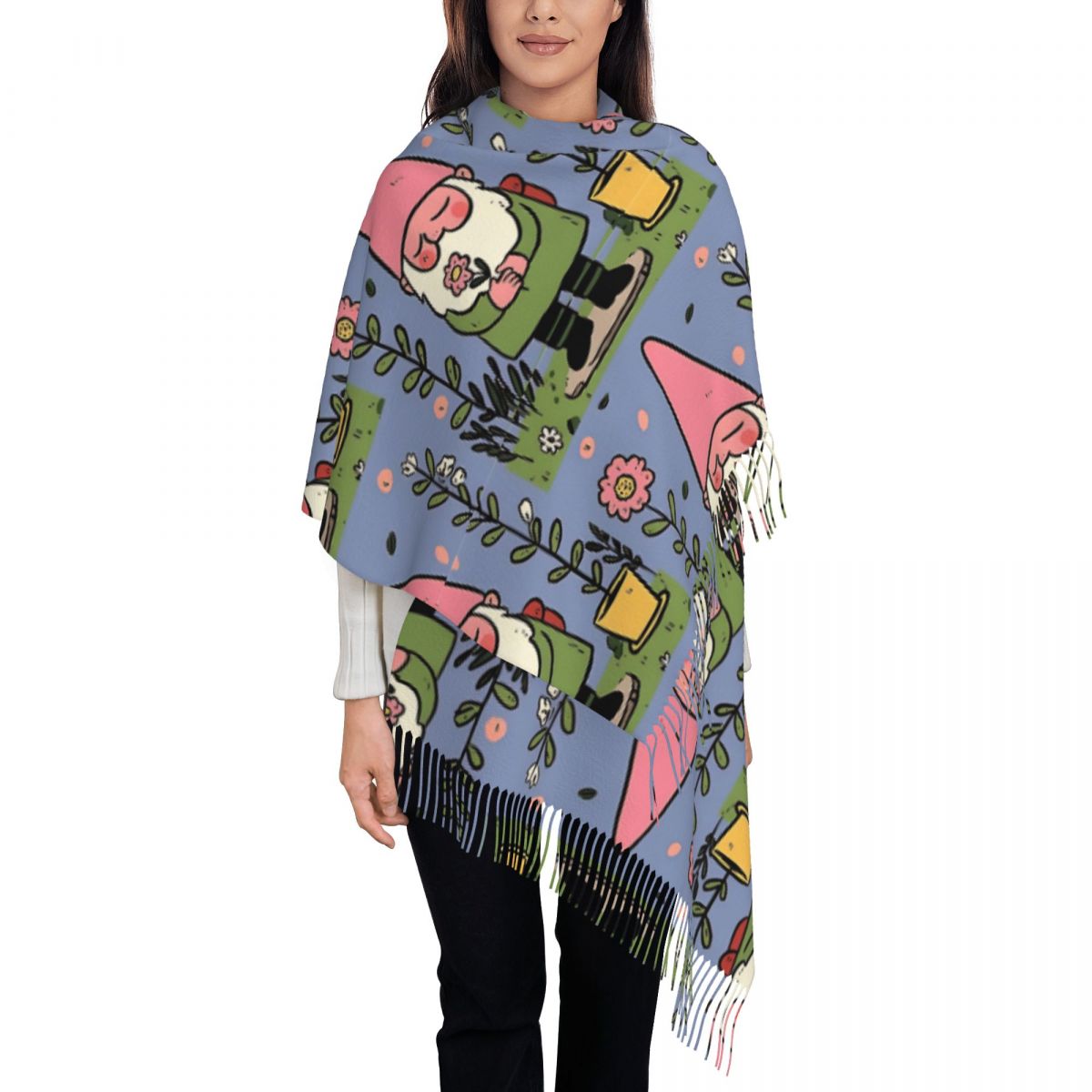 Efsanevi Bahçe Cücesi Şalları  - Pashmina Wrap Large incelemesi ve fiyatı