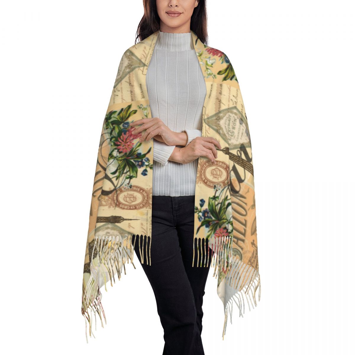 Şal Wrap Kadınlar Kış Büyük Uz - Pashmina Wrap Large incelemesi ve fiyatı