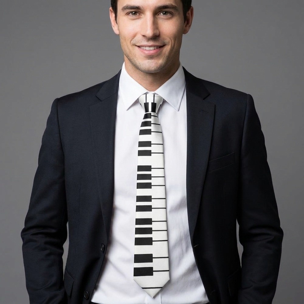 Basit İnce Piyano Kravat İnce  - Skinny Tie Men incelemesi ve fiyatı