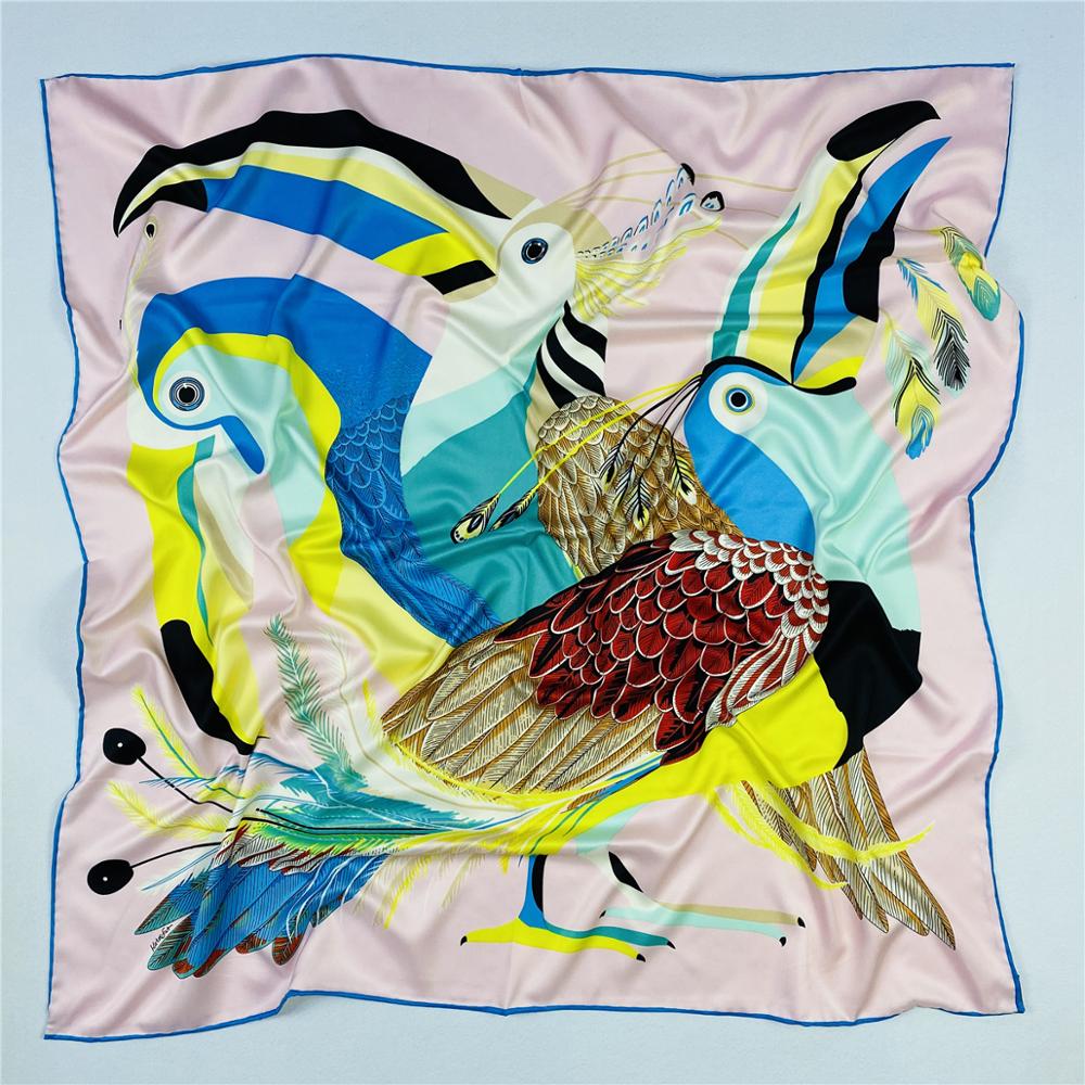 90cm lüks papağan dimi ipek ma - Scarf Silk Square incelemesi ve fiyatı
